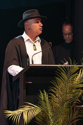 Photo from the TWoA Whirikoka 2024 Graduation (Gisborne), held at the War Memorial Theatre, Gisborne, East Coast, New Zealand on Wednesday, 16 April, 2025. Photo by Alick Saunders for KeyImagery Photography. Copyright: © 2025 Te Wānanga o Aotearoa.