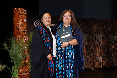 Photo from the TWoA Whirikoka 2023 Graduation (Gisborne), held at the War Memorial Theatre, Gisborne, East Coast, New Zealand on Wednesday 5 April, 2023. Photo by Mike Walen / KeyImagery Photography. Copyright: © Te Wānanga o Aotearoa.