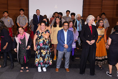 Photo from the 2022 Hamilton City Council Welcoming Week Launch held in the Reception Lounge at Hamilton City Council, Hamilton, Waikato, New Zealand. Taken: Friday, 9 September, 2022. Photography: Paul Melton for KeyImagery Photography. Copyright: © Hamilton City Council.