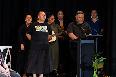 Photo from the TWoA Tāmaki Makaurau 2023 November Graduations (Ceremony 2 @ 6pm), held at the Due Drop Events Centre, Manukau, Auckland, New Zealand on Tuesday, 28 November, 2023. Photo: Mike Walen / KeyImagery Photography. Copyright: © Te Wānanga o Aotearoa.