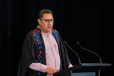 Photo from the TWoA Tāmaki Makaurau 2023 November Graduations (Ceremony 2 @ 6pm), held at the Due Drop Events Centre, Manukau, Auckland, New Zealand on Tuesday, 28 November, 2023. Photo: Mike Walen / KeyImagery Photography. Copyright: © Te Wānanga o Aotearoa.