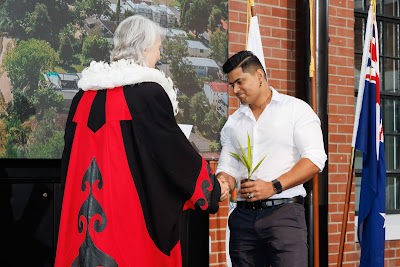 Photo from the HCC NZ Citizenship Ceremony 2 (Afternoon) held at The Atrium, Wintec/Te Pukenga, Hamilton, Waikato, New Zealand at 3:30pm on Monday, 11 March, 2024. Photo: Mike Walen / KeyImagery Photography. Copyright: © Hamilton City Council.