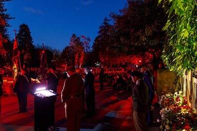 Photo from the Anzac Dawn Parade/Service held at Memorial Park, Hamilton, New Zealand. Taken: Sunday, 25 April 2021. Photo: Mike Walen / KeyImagery Photography. Copyright: © Hamilton City Council.