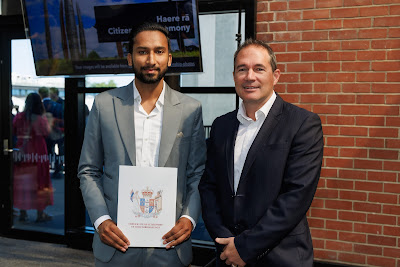 Photo from the HCC NZ Citizenship Ceremony (Morning) held in The Atrium, Wintec/Te Pukenga, Hamilton, Waikato, New Zealand at 10:00am on Monday, 12 February, 2024. Photo: Mike Walen / KeyImagery Photography. Copyright: © Hamilton City Council.