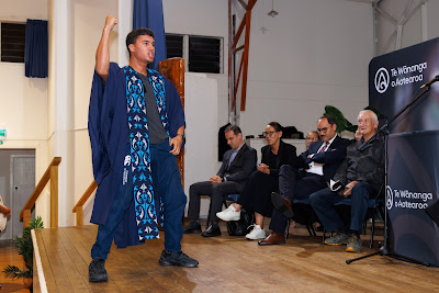 Photo from the TWoA Te Tai Tokerau (Kaikohe) 2025 Graduation held at the War Memorial Hall in Kaikohe, Northland, New Zealand on Tuesday, 15 April, 2025. Photo by Mike Walen / KeyImagery Photography. Copyright: © 2025 Te Wānanga o Aotearoa.