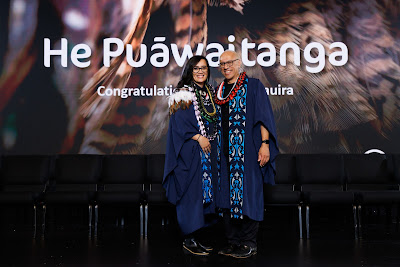 Photo from Ceremony 6 of the TWoA Tāmaki Makaurau 2025 Graduations (May 2025) held at the Mangere Arts Centre in Auckland, New Zealand on Wednesday, 28 May, 2025. Photo by Mike Walen / KeyImagery Photography. Copyright: © 2025 Te Wānanga o Aotearoa.