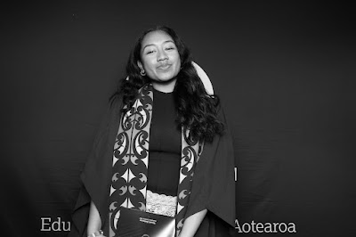 Photo from the TWoA Tāmaki Makaurau 2023 Graduations (Ceremony 4 @ 10am), held at the Due Drop Events Centre, Manukau, Auckland, New Zealand on Thursday, 8 June, 2023. Photo: InstaBooth by KeyImagery Photography. Copyright: © Te Wānanga o Aotearoa.