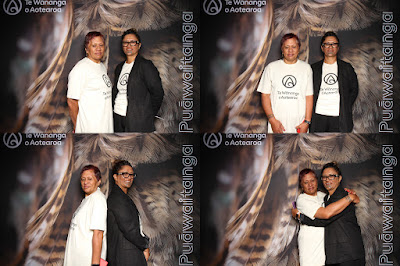 Booth photo from Ceremony 1 of the TWoA Tāmaki Makaurau 2025 Graduations (March 2025) held at the Mangere Arts Centre in Auckland, New Zealand on Wednesday, 12 March, 2025. Photo: InstaBooth by KeyImagery Photography. Copyright: © 2025 Te Wānanga o Aotearoa.