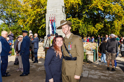 Photo from the Anzac Civic Parade/Service held at Memorial Park, Hamilton, New Zealand. Taken: Sunday, 25 April 2021. Photo: Mike Walen / KeyImagery Photography. Copyright: © Hamilton City Council.