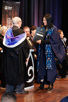 Photo from the TWoA Tāmaki Makaurau 2023 Graduations (Ceremony 2 @ 3pm), held at the Due Drop Events Centre, Manukau, Auckland, New Zealand on Wednesday, 7 June, 2023. Photo: Mike Walen / KeyImagery Photography. Copyright: © Te Wānanga o Aotearoa.