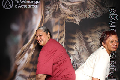 Booth photo from Ceremony 1 of the TWoA Tāmaki Makaurau 2025 Graduations (March 2025) held at the Mangere Arts Centre in Auckland, New Zealand on Wednesday, 12 March, 2025. Photo: InstaBooth by KeyImagery Photography. Copyright: © 2025 Te Wānanga o Aotearoa.