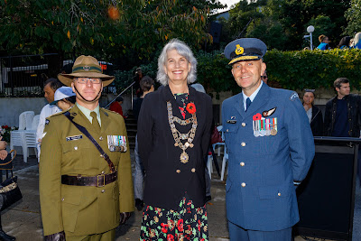 Photo from the Anzac Civic Parade/Service held at Memorial Park, Hamilton, New Zealand. Taken: Sunday, 25 April 2021. Photo: Mike Walen / KeyImagery Photography. Copyright: © Hamilton City Council.