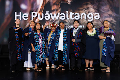 Photo from Ceremony 6 of the TWoA Tāmaki Makaurau 2025 Graduations (May 2025) held at the Mangere Arts Centre in Auckland, New Zealand on Wednesday, 28 May, 2025. Photo by Mike Walen / KeyImagery Photography. Copyright: © 2025 Te Wānanga o Aotearoa.