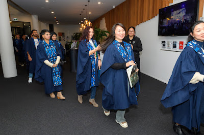 Photo from the TWoA Tāmaki Makaurau 2024 Graduations (Ceremony 6 @ 7pm), held at Church Unlimited, Glendene, Auckland, New Zealand on Wednesday, 26 June, 2024. Photo: Alick Saunders for KeyImagery Photography. Copyright: © Te Wānanga o Aotearoa.