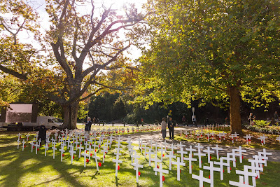 Photo from the Anzac Civic Parade/Service held at Memorial Park, Hamilton, New Zealand. Taken: Sunday, 25 April 2021. Photo: Mike Walen / KeyImagery Photography. Copyright: © Hamilton City Council.