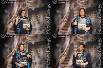 Booth photo from Ceremony 1 of the TWoA Tāmaki Makaurau 2025 Graduations (March 2025) held at the Mangere Arts Centre in Auckland, New Zealand on Wednesday, 12 March, 2025. Photo: InstaBooth by KeyImagery Photography. Copyright: © 2025 Te Wānanga o Aotearoa.