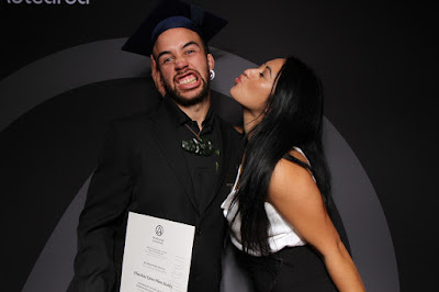 Booth photo from the TWoA Tainui 2019 Graduations (Ceremony 3),  held at Hamilton Boys' High School, Hamilton, New Zealand. Taken: Thursday 18 April 2019. Photo: InstaBooth / KeyImagery Photography. Copyright: © Te Wānanga o Aotearoa.