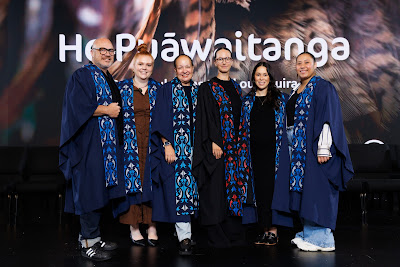 Photo from Ceremony 6 of the TWoA Tāmaki Makaurau 2025 Graduations (May 2025) held at the Mangere Arts Centre in Auckland, New Zealand on Wednesday, 28 May, 2025. Photo by Mike Walen / KeyImagery Photography. Copyright: © 2025 Te Wānanga o Aotearoa.
