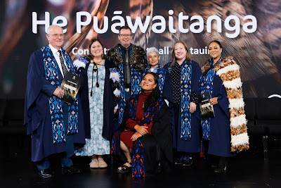 Photo from Ceremony 6 of the TWoA Tāmaki Makaurau 2025 Graduations (May 2025) held at the Mangere Arts Centre in Auckland, New Zealand on Wednesday, 28 May, 2025. Photo by Mike Walen / KeyImagery Photography. Copyright: © 2025 Te Wānanga o Aotearoa.