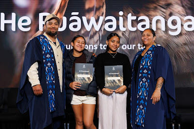 Photo from Ceremony 6 of the TWoA Tāmaki Makaurau 2025 Graduations (May 2025) held at the Mangere Arts Centre in Auckland, New Zealand on Wednesday, 28 May, 2025. Photo by Mike Walen / KeyImagery Photography. Copyright: © 2025 Te Wānanga o Aotearoa.