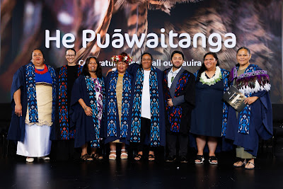 Photo from Ceremony 6 of the TWoA Tāmaki Makaurau 2025 Graduations (May 2025) held at the Mangere Arts Centre in Auckland, New Zealand on Wednesday, 28 May, 2025. Photo by Mike Walen / KeyImagery Photography. Copyright: © 2025 Te Wānanga o Aotearoa.