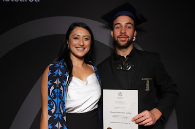 Booth photo from the TWoA Tainui 2019 Graduations (Ceremony 3),  held at Hamilton Boys' High School, Hamilton, New Zealand. Taken: Thursday 18 April 2019. Photo: InstaBooth / KeyImagery Photography. Copyright: © Te Wānanga o Aotearoa.