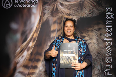 Booth photo from Ceremony 1 of the TWoA Tāmaki Makaurau 2025 Graduations (March 2025) held at the Mangere Arts Centre in Auckland, New Zealand on Wednesday, 12 March, 2025. Photo: InstaBooth by KeyImagery Photography. Copyright: © 2025 Te Wānanga o Aotearoa.