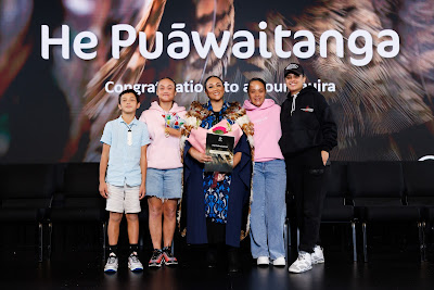 Photo from Ceremony 6 of the TWoA Tāmaki Makaurau 2025 Graduations (May 2025) held at the Mangere Arts Centre in Auckland, New Zealand on Wednesday, 28 May, 2025. Photo by Mike Walen / KeyImagery Photography. Copyright: © 2025 Te Wānanga o Aotearoa.