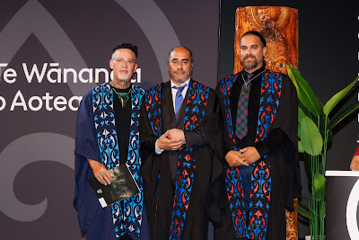 Photo from Ceremony 1 of the TWoA Tāmaki Makaurau 2025 Graduations (May 2025) held at the Mangere Arts Centre in Auckland, New Zealand on Monday, 26 May, 2025. Photo by Mike Walen / KeyImagery Photography. Copyright: © 2025 Te Wānanga o Aotearoa.