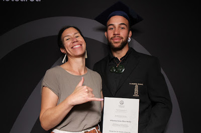 Booth photo from the TWoA Tainui 2019 Graduations (Ceremony 3),  held at Hamilton Boys' High School, Hamilton, New Zealand. Taken: Thursday 18 April 2019. Photo: InstaBooth / KeyImagery Photography. Copyright: © Te Wānanga o Aotearoa.