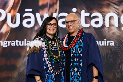 Photo from Ceremony 6 of the TWoA Tāmaki Makaurau 2025 Graduations (May 2025) held at the Mangere Arts Centre in Auckland, New Zealand on Wednesday, 28 May, 2025. Photo by Mike Walen / KeyImagery Photography. Copyright: © 2025 Te Wānanga o Aotearoa.