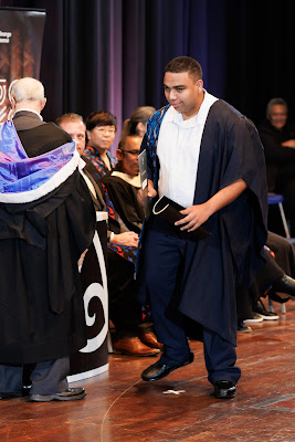 Photo from the TWoA Tāmaki Makaurau 2023 Graduations (Ceremony 2 @ 3pm), held at the Due Drop Events Centre, Manukau, Auckland, New Zealand on Wednesday, 7 June, 2023. Photo: Mike Walen / KeyImagery Photography. Copyright: © Te Wānanga o Aotearoa.