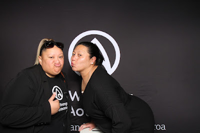 Photo from the TWoA Tāmaki Makaurau 2023 Graduations (Ceremony 4 @ 10am), held at the Due Drop Events Centre, Manukau, Auckland, New Zealand on Thursday, 8 June, 2023. Photo: InstaBooth by KeyImagery Photography. Copyright: © Te Wānanga o Aotearoa.