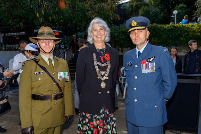 Photo from the Anzac Civic Parade/Service held at Memorial Park, Hamilton, New Zealand. Taken: Sunday, 25 April 2021. Photo: Mike Walen / KeyImagery Photography. Copyright: © Hamilton City Council.