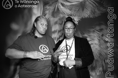 Booth photo from Ceremony 1 of the TWoA Tāmaki Makaurau 2025 Graduations (March 2025) held at the Mangere Arts Centre in Auckland, New Zealand on Wednesday, 12 March, 2025. Photo: InstaBooth by KeyImagery Photography. Copyright: © 2025 Te Wānanga o Aotearoa.