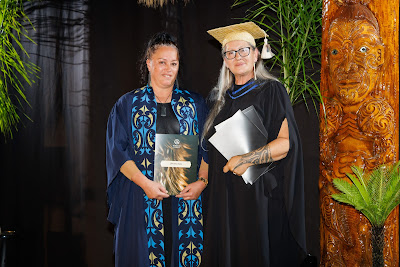 Ceremony photo from the TWoA Tainui 2023 Graduations (Ceremony 2 - Wednesday Afternoon), held at Hamilton Boys High School, Hamilton, Waikato, New Zealand on Wednesday, 19 April 2023. Photo: Mike Walen / KeyImagery Photography. Copyright: © Te Wananga o Aotearoa.