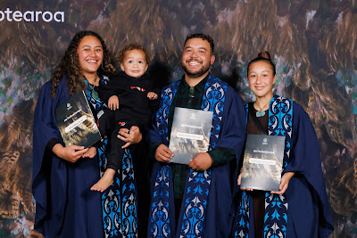 Photo from the TWoA Te Tai Tokerau (Kaikohe) 2025 Graduation held at the War Memorial Hall in Kaikohe, Northland, New Zealand on Tuesday, 15 April, 2025. Photo by Mike Walen / KeyImagery Photography. Copyright: © 2025 Te Wānanga o Aotearoa.