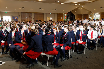 Photo from Waikato Diocesan House Singing 2022, held at Waikato Diocesan, Hamilton, New Zealand on Friday, 2 July, 2022. Photo: Mike Walen / KeyImagery Photography. Copyright: © Waikato Diocesan School for Girls.