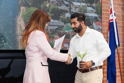 Photo from the HCC NZ Citizenship Ceremony held at The Atrium, Wintec/Te Pukenga, Hamilton, Waikato, New Zealand on Monday, 6 May, 2024. Photo: Mike Walen / KeyImagery Photography. Copyright: © Hamilton City Council.