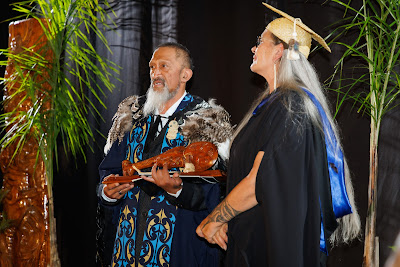 Ceremony photo from the TWoA Tainui 2023 Graduations (Ceremony 2 - Wednesday Afternoon), held at Hamilton Boys High School, Hamilton, Waikato, New Zealand on Wednesday, 19 April 2023. Photo: Mike Walen / KeyImagery Photography. Copyright: © Te Wananga o Aotearoa.