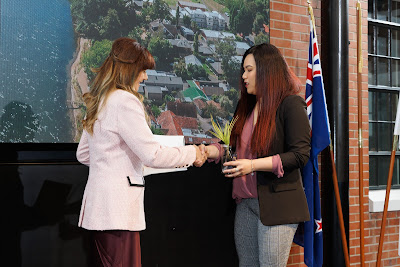 Photo from the HCC NZ Citizenship Ceremony 1 (Morning) held at The Atrium, Wintec/Te Pukenga, Hamilton, Waikato, New Zealand at 10:00am on Monday, 12 August, 2024. Photo: Mike Walen / KeyImagery Photography. Copyright: © Hamilton City Council.
