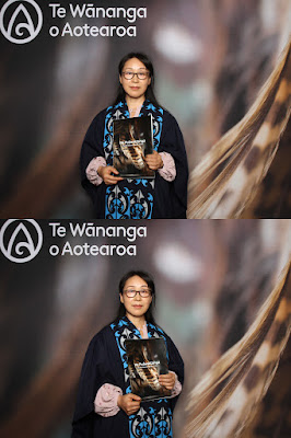 Booth photo from Ceremony 1 of the TWoA Tāmaki Makaurau 2025 Graduations (November Ceremonies) held at Church Unlimited, Glendene, Auckland, New Zealand at 12pm on Tuesday, 11 November, 2025. Photography by InstaBooth / KeyImagery Photography. Copyright: © 2025 Te Wānanga o Aotearoa.