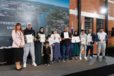 Photo from the HCC NZ Citizenship Ceremony held at The Atrium, Wintec/Te Pukenga, Hamilton, Waikato, New Zealand on Monday, 6 May, 2024. Photo: Mike Walen / KeyImagery Photography. Copyright: © Hamilton City Council.