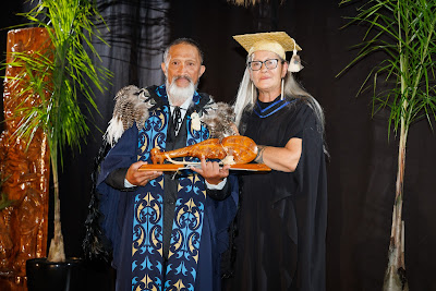 Ceremony photo from the TWoA Tainui 2023 Graduations (Ceremony 2 - Wednesday Afternoon), held at Hamilton Boys High School, Hamilton, Waikato, New Zealand on Wednesday, 19 April 2023. Photo: Mike Walen / KeyImagery Photography. Copyright: © Te Wananga o Aotearoa.