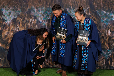 Photo from the TWoA Te Tai Tokerau (Kaikohe) 2025 Graduation held at the War Memorial Hall in Kaikohe, Northland, New Zealand on Tuesday, 15 April, 2025. Photo by Mike Walen / KeyImagery Photography. Copyright: © 2025 Te Wānanga o Aotearoa.