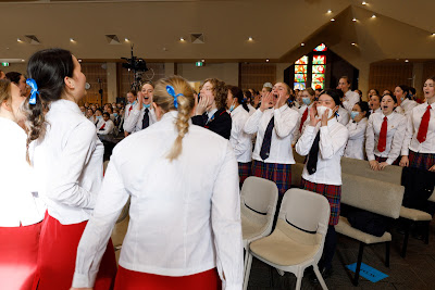 Photo from Waikato Diocesan House Singing 2022, held at Waikato Diocesan, Hamilton, New Zealand on Friday, 2 July, 2022. Photo: Mike Walen / KeyImagery Photography. Copyright: © Waikato Diocesan School for Girls.