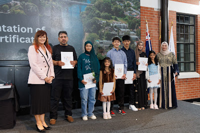 Photo from the HCC NZ Citizenship Ceremony held at The Atrium, Wintec/Te Pukenga, Hamilton, Waikato, New Zealand on Monday, 6 May, 2024. Photo: Mike Walen / KeyImagery Photography. Copyright: © Hamilton City Council.