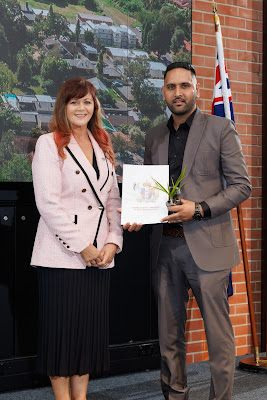 Photo from the HCC NZ Citizenship Ceremony held at The Atrium, Wintec/Te Pukenga, Hamilton, Waikato, New Zealand on Monday, 6 May, 2024. Photo: Mike Walen / KeyImagery Photography. Copyright: © Hamilton City Council.