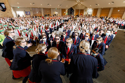 Photo from Waikato Diocesan House Singing 2022, held at Waikato Diocesan, Hamilton, New Zealand on Friday, 2 July, 2022. Photo: Mike Walen / KeyImagery Photography. Copyright: © Waikato Diocesan School for Girls.