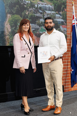 Photo from the HCC NZ Citizenship Ceremony held at The Atrium, Wintec/Te Pukenga, Hamilton, Waikato, New Zealand on Monday, 6 May, 2024. Photo: Mike Walen / KeyImagery Photography. Copyright: © Hamilton City Council.